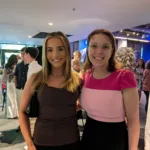 Stephanie Leon and Mayor Emily Dimitriadis