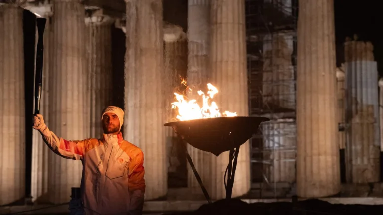 Olympic flame delivered to Italy ahead of Milan Cortina 2026 Winter Games