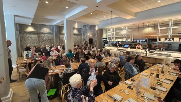 Elderly residents enjoy heartwarming Christmas lunch at The Hellenic Club of Sydney