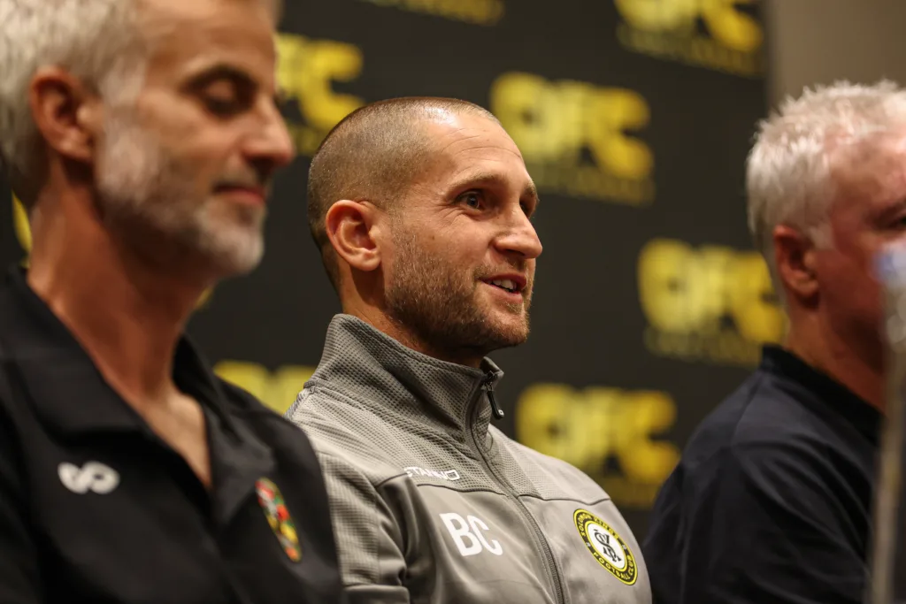 Ben Cahn - Solomon Kings FC. OFC Pro League Press Conference, Crowne Plaza Hotel Auckland, Friday 16 January 2026. Photo: Shane Wenzlick / www.phototek.nz