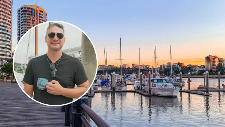 Brisbane man Jordan Koursaris trades apartment living for life aboard a boat