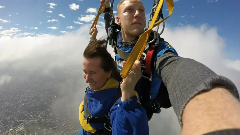 The fearless yiayia: Skydiving and 80 years of life