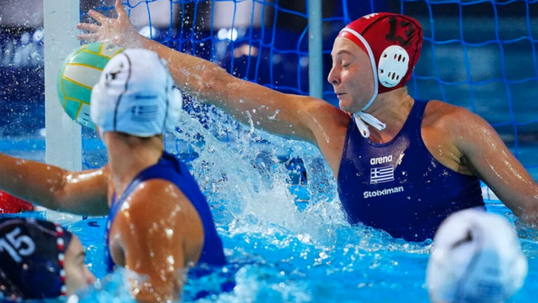 Greek women’s water polo team cruise past France to advance in European Championship