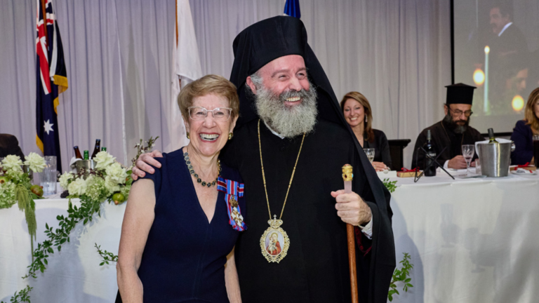 Archbishop Makarios celebrated at Sydney Name Day Dinner