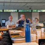 Professor Tamis updates the team