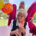 Vassiliki was happy to celebrate her mother’s 100th birthday