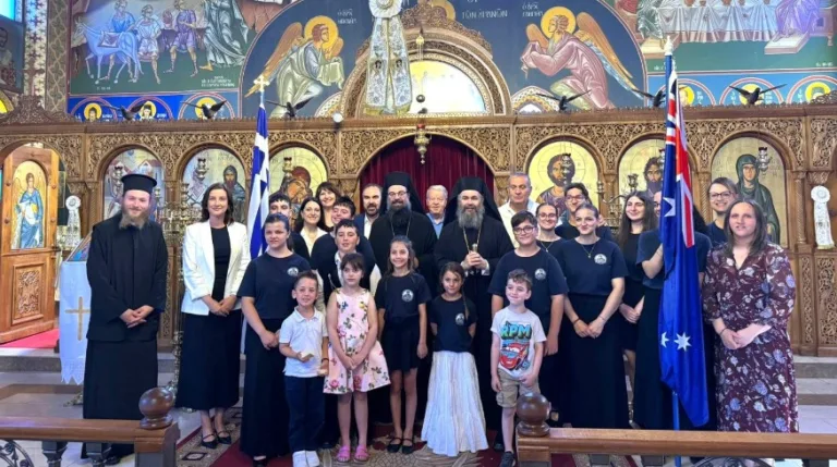 Metropolitan of Florina visits historic Saints Cyril and Methodius Church in Preston