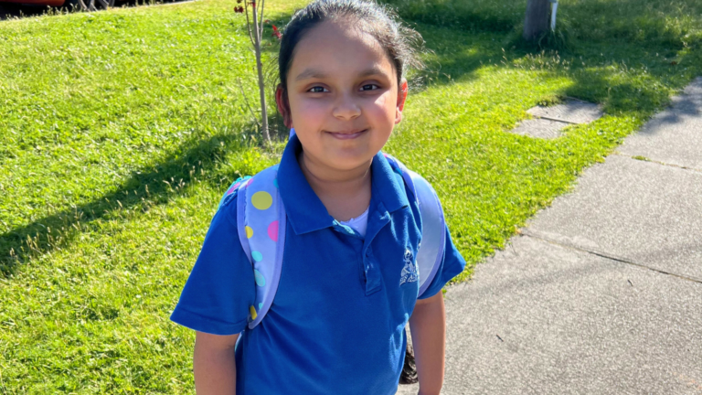 They may be Indian parents, but their daughter speaks Greek