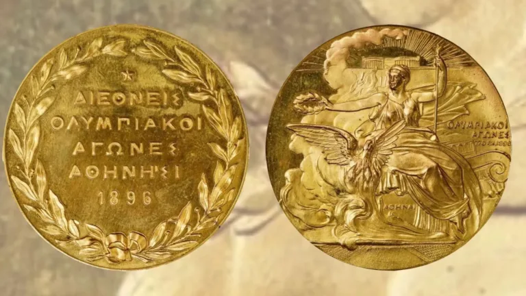 Rare Olympic medals at auction, including 1896 original
