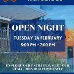 Open Night Flyer 2026 kingsgrove north high school