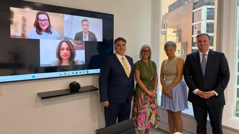 HACCI National Federation meets incoming Greek Trade Commissioner to Australia