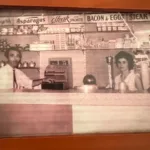 Chrissa’s parents in their cafe in Queensland