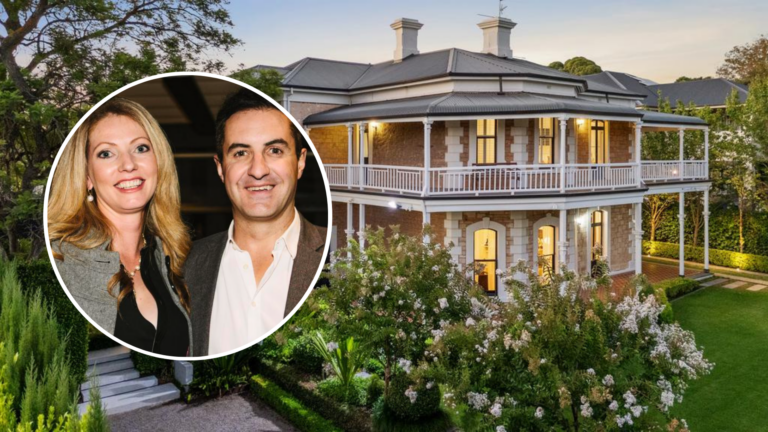 Dean and Heather Kyros’ home set to break SA house price record