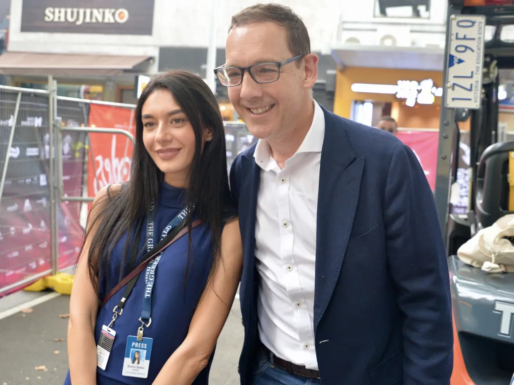 Dimitra Skalkos Steve Dimopoulos