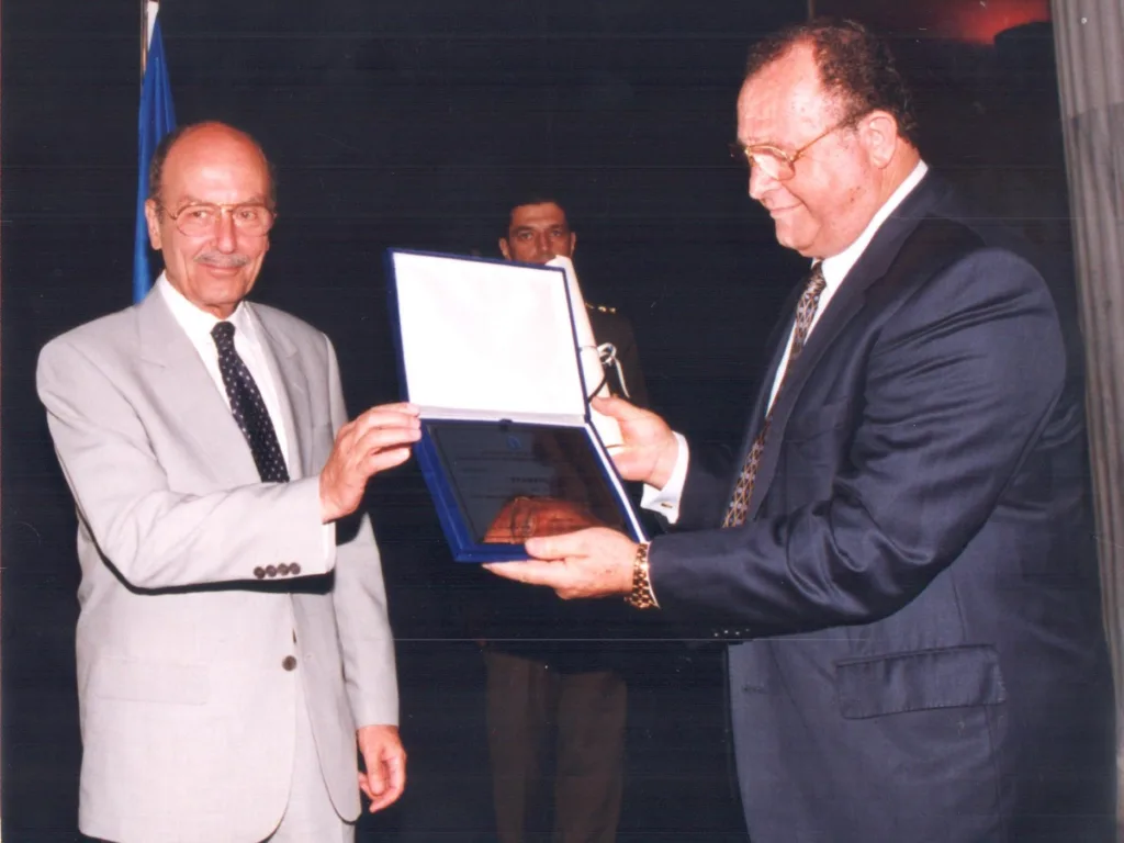 Greek Herald Awarded in 2000 by the President of the Hellenic republic Mr Kostis Stefanopoulos