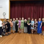 Guests speakers Dr. Helen Kalaboukas and Dina Gerolymou with members of the Hellenic Women’s Federation of Victoria and Bronwyn Halfpenny MP for Thomastown