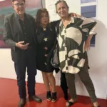 Joe capouto , ex mayor of Moreland, with his old colleagues from the department of labour… Anna Poulatza and Andrea