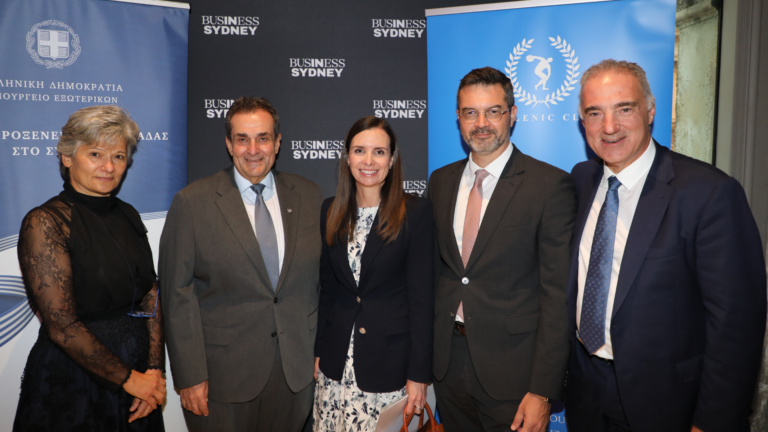 Sydney hosts formal reception for Greece’s new Consul General and Trade Commissioner