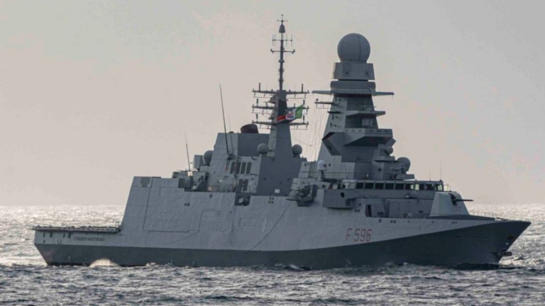 Italian frigate arrives in Cyprus as Europe expands naval deployment