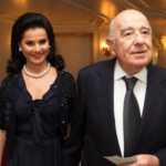 Vicky Safra with her late dad Joseph.