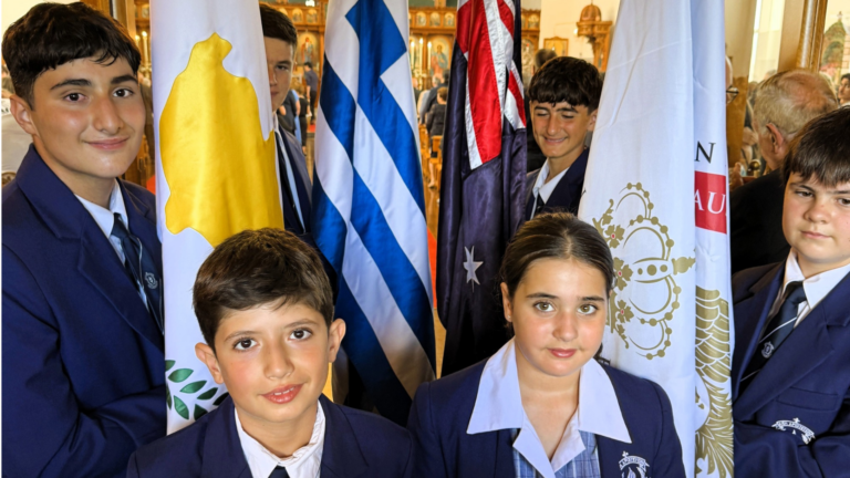Students take centre stage at St Spyridon Parish’s Greek Independence Day service