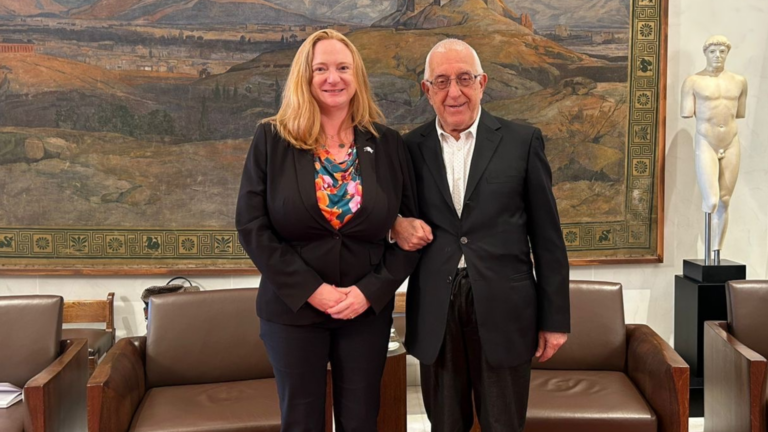 Australian Ambassador to Greece meets with President of the Hellenic Parliament