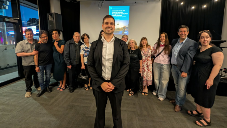 From family stories to scholarship: Dr Kritikakos launches book on genocide memory