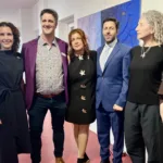 Simela Stamatopoulos, Alex Makin (Mayor) Andrea , Nicolas Varellas deputy high commissioner, Petr Malabanis and Olympia Fanara .