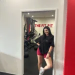 Tia in the gym