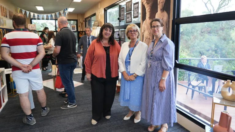 Alphington Grammar marks Greek National Day with assembly and Heritage Centre opening