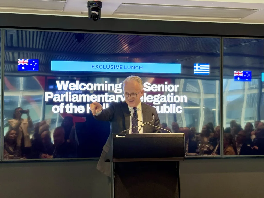 business sydney hellenic parliament delegation