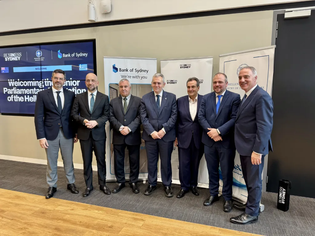 business sydney hellenic parliament delegation