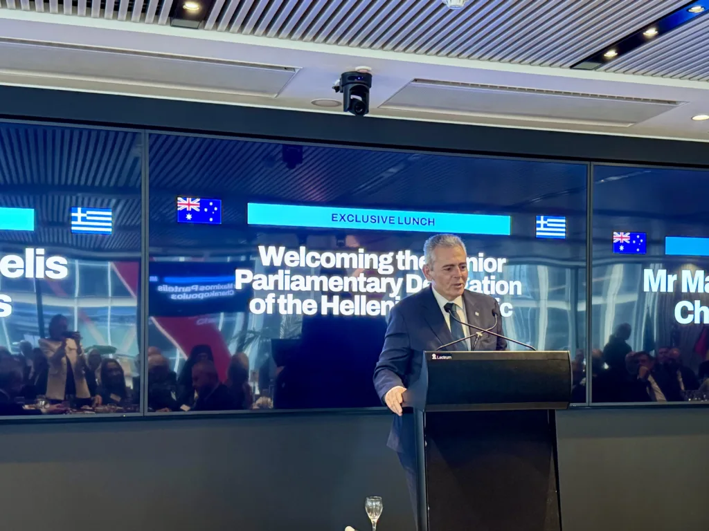 business sydney hellenic parliament delegation 