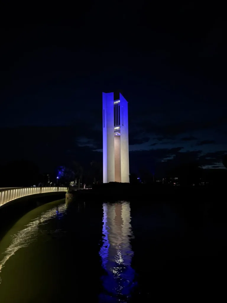 canberra blue and white greek independence day