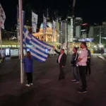 flag raising federation square melbourne greek independence day (1)