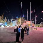 flag raising federation square melbourne greek independence day (8)