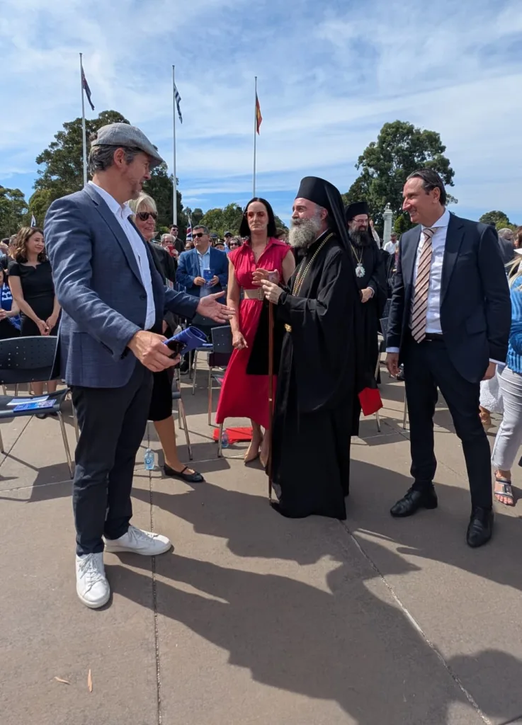 greek independence day in melbourne at the shrine