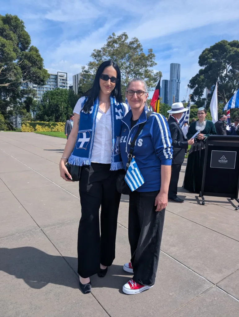 greek independence day in melbourne at the shrine