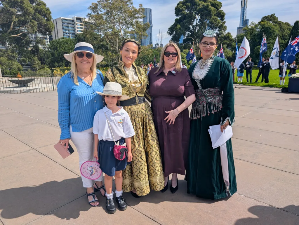 greek independence day in melbourne at the shrine