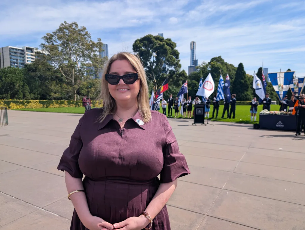 greek independence day in melbourne at the shrine