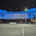 melbourne turns blue greek independence day (1)