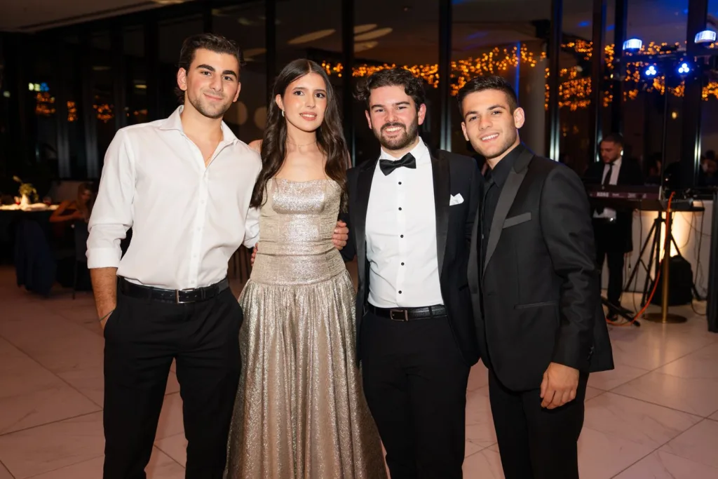 From left to right Nick Koumides, Co-President of MHSS, Christina Damigos, Co-President of MUnGA, Athanasios Pirpiris, Co-President of MUnGA,