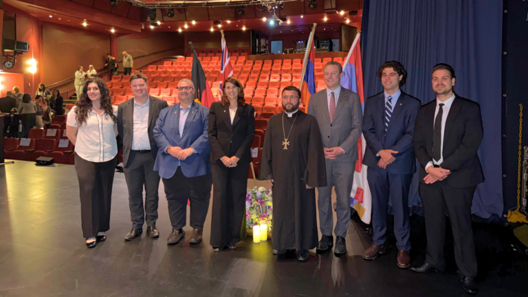 Themistocles Kritikakos addresses intergenerational trauma at Armenian Genocide event 