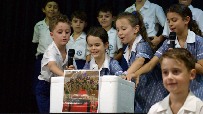 St Spyridon College students bring Holy Week traditions to life