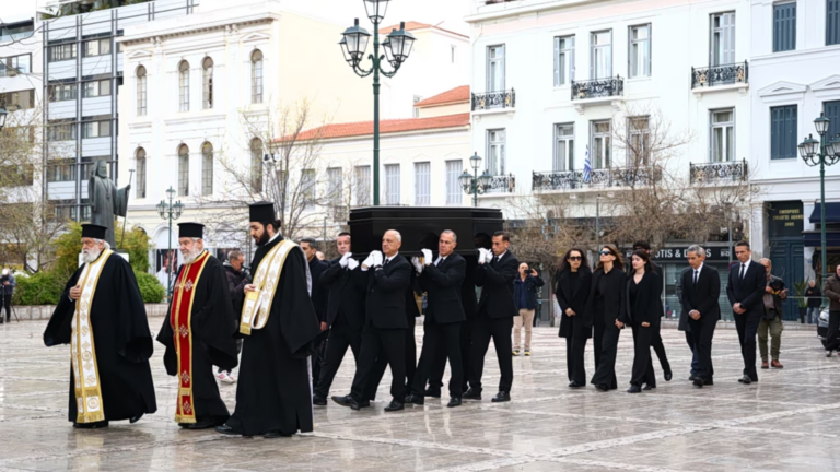 Thousands gather to pay tribute to Marinella at Athens funeral service
