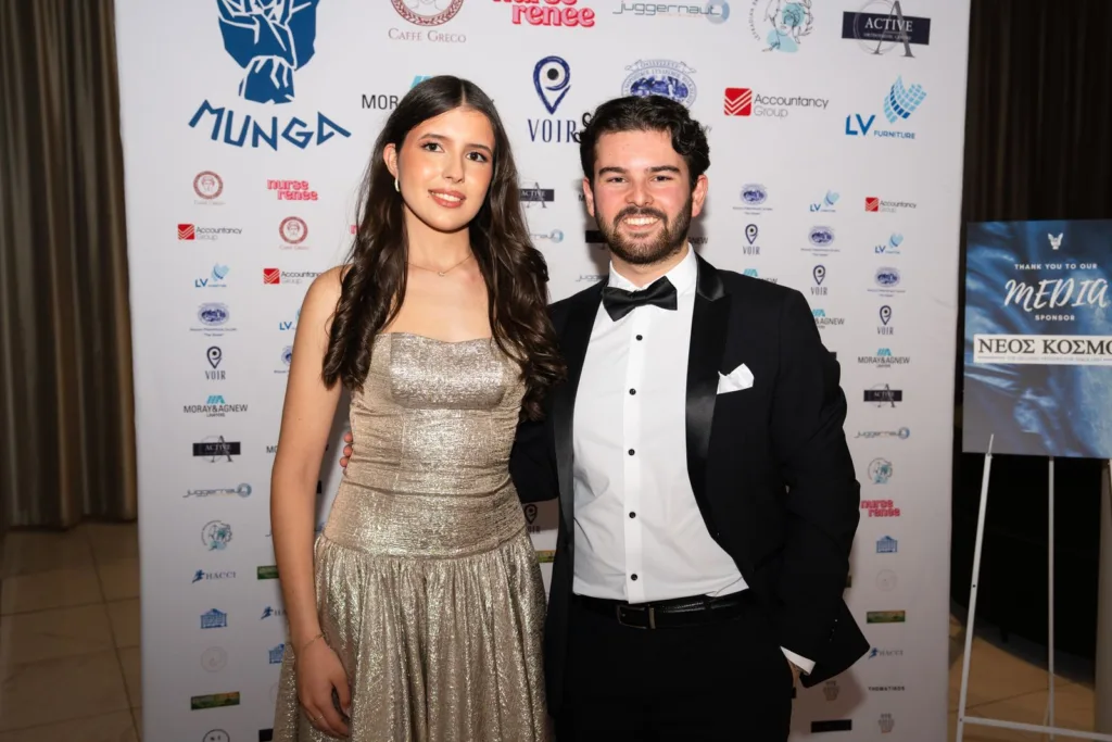 MUnGA Co-Presidents Christina Damigos & Athanasios Pirpiris