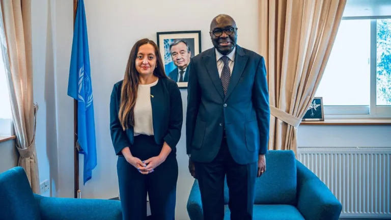 Australian High Commissioner meets UN peacekeeping chief in Cyprus