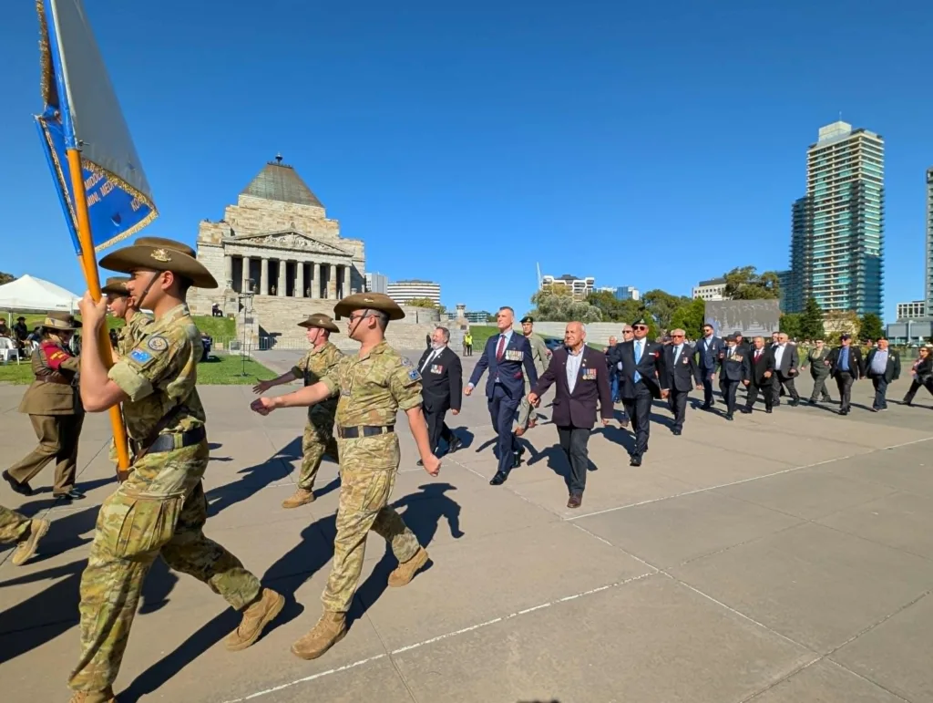 anzac day in melbourne