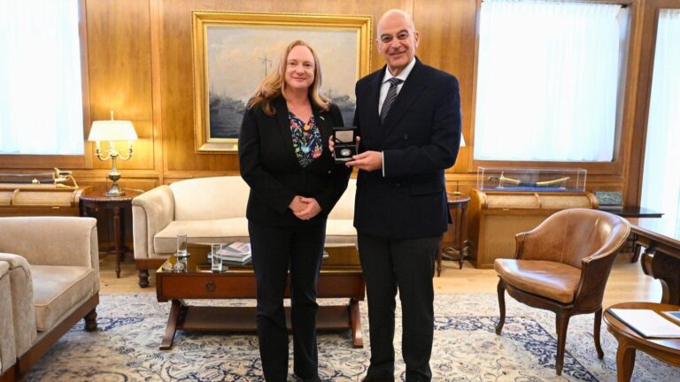 Defence collaboration in focus as Australian Ambassador meets Greek Minister