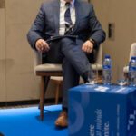 Dr Panteli Theocharous moderating the Healthcare Panel